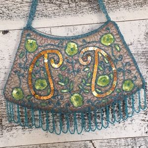 Beaded Sequin Evening Purse